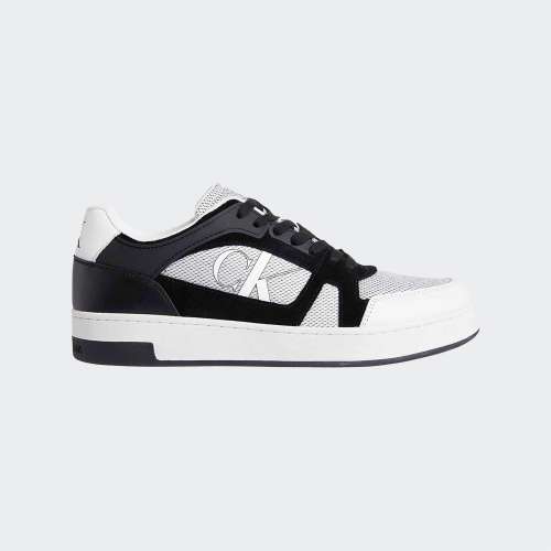 CALVIN KLEIN BASKET CUPSOLE BLACK/BRIGHT WHITE