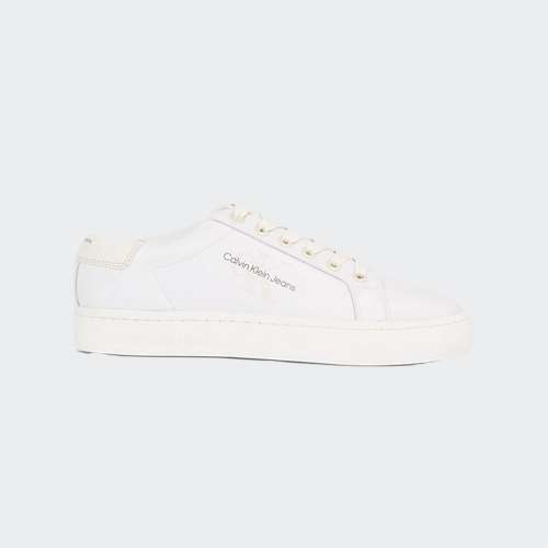 CALVIN KLEIN CLASSIC CUPSOLE LACE UP BRIGHT WHITE/CREAMY WHITE