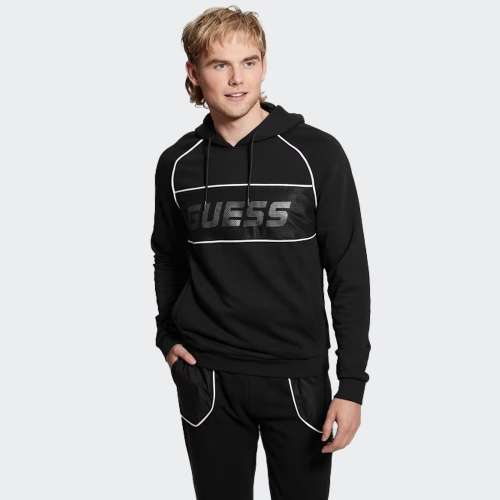 HOODIE GUESS LUGH JBLK