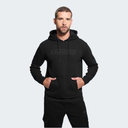 HOODIE GUESS ALDWIN JBLK