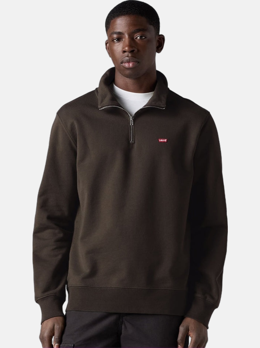 SWEATSHIRT LEVIS THE ORIGINAL 1/4 ZIP ROSIN