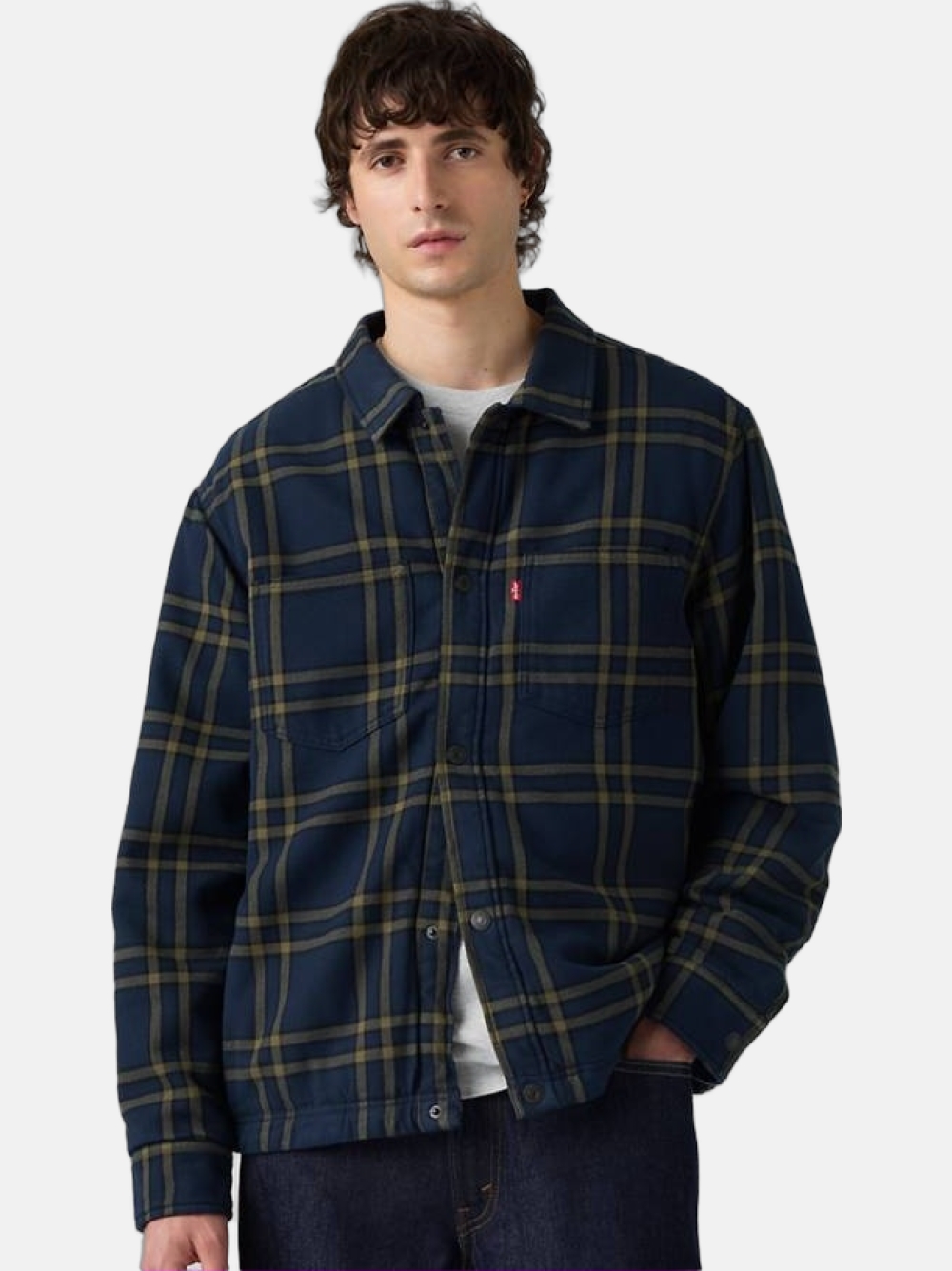 CAMISA LEVIS CROWLEY OVERSHIRT COLT PLAID NAVY