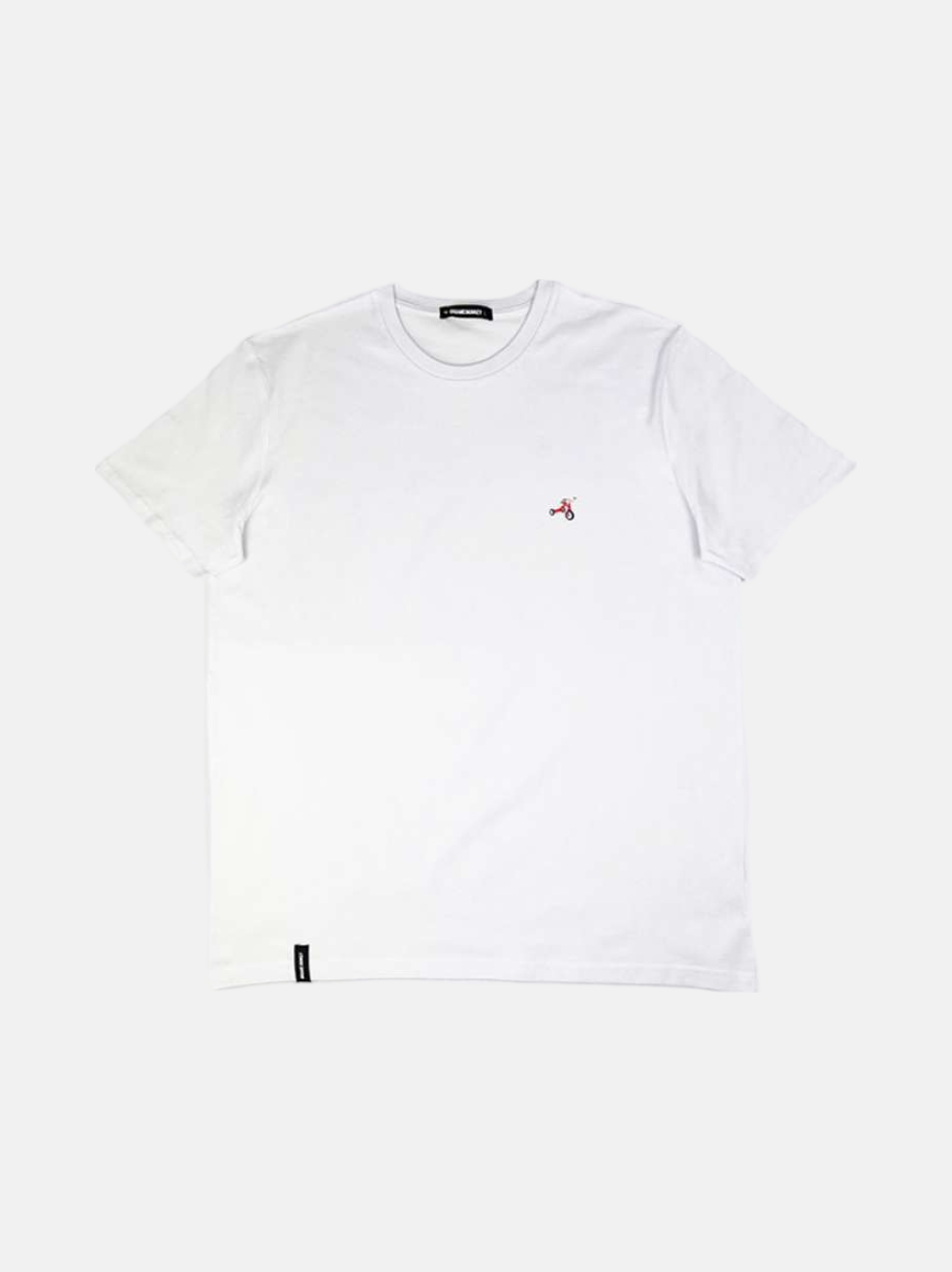 TSHIRT ORGANIC MONKEY 0100024 WHITE