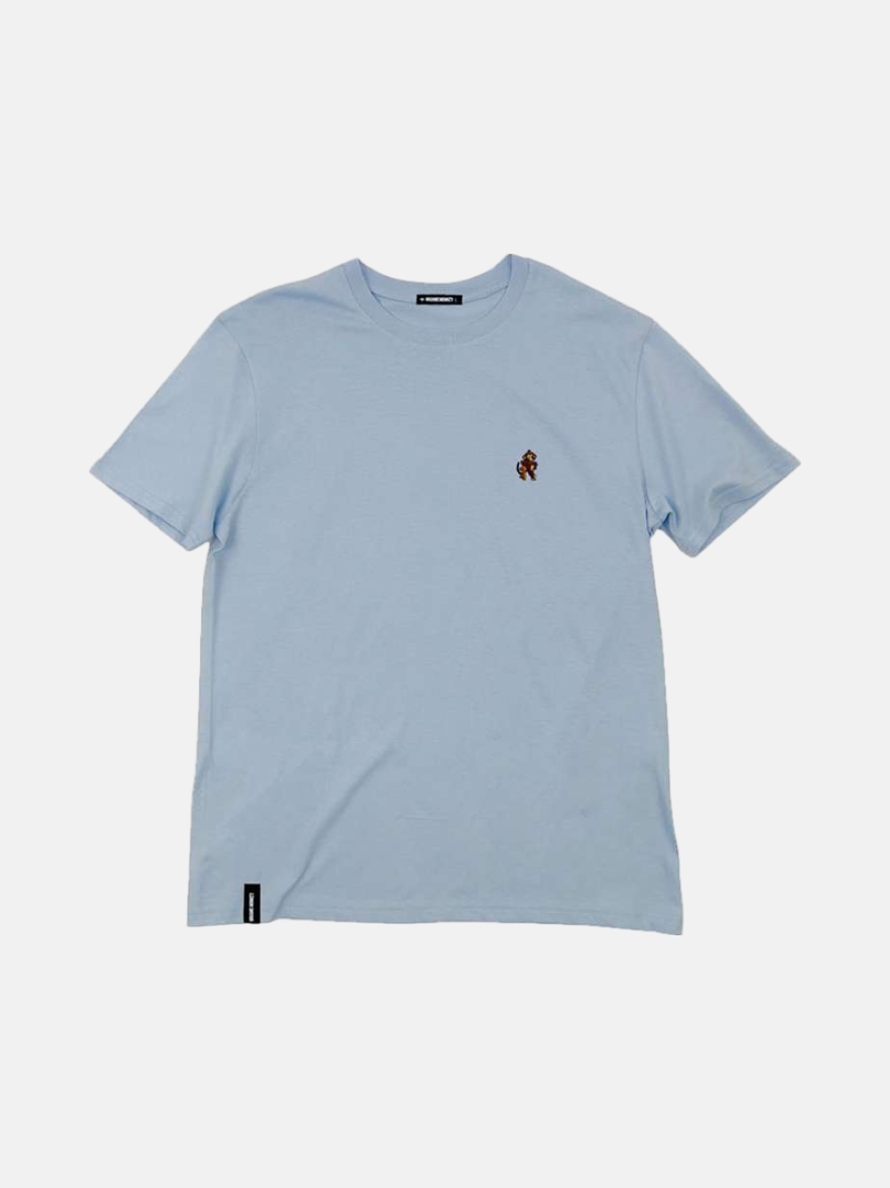 TSHIRT ORGANIC MONKEY 0100032 BLUE MACARRON