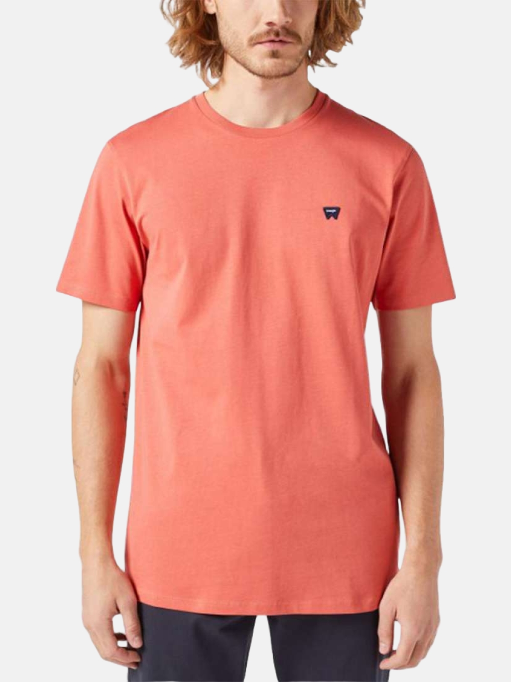TSHIRT WRANGLER SIGN OFF BURNT SIENNA