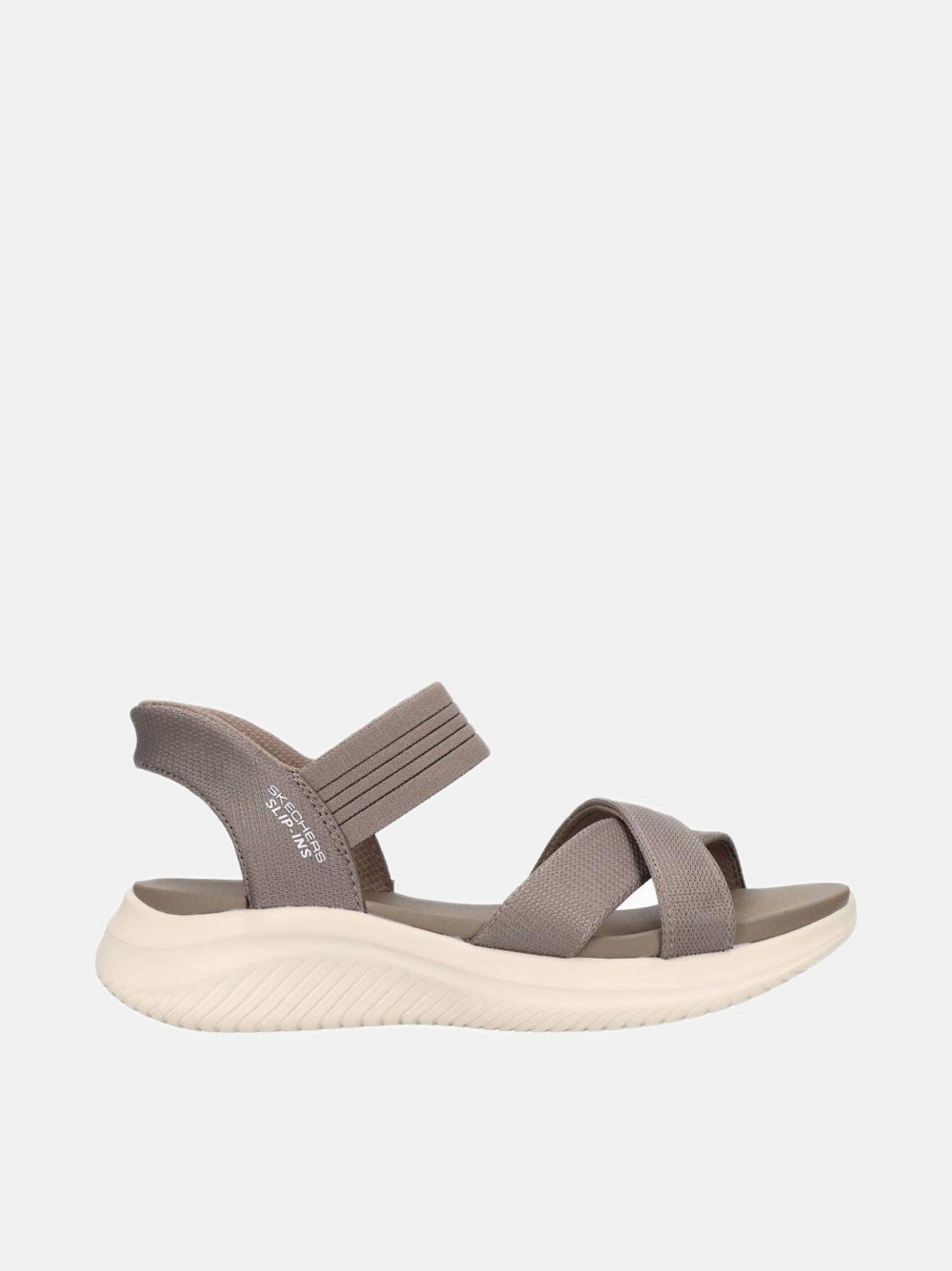 SANDÁLIAS SKECHERS ULTRA FLEX 3.0 SLIP INS DARK TAUPE