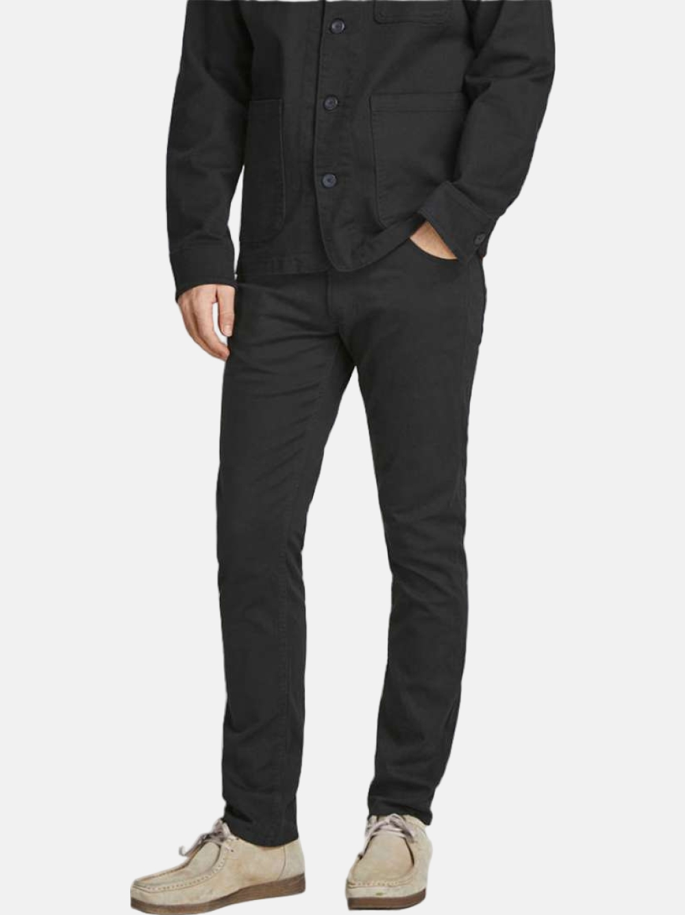 CALÇAS JACK & JONES GLENN ORIGINAL BLACK