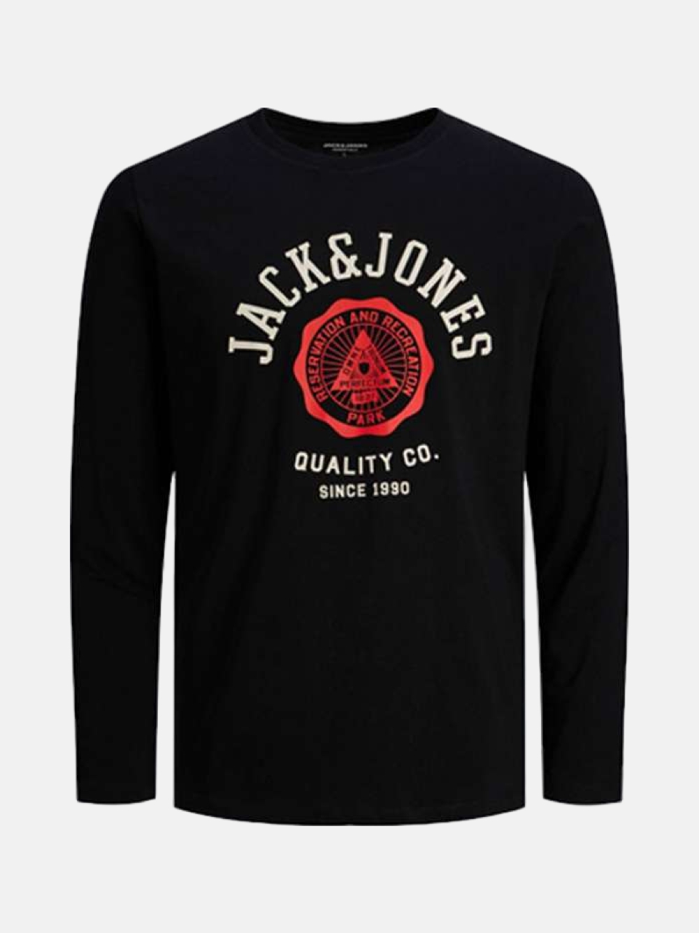 LONGSLEEVE JACK & JONES ELOGO BLACK