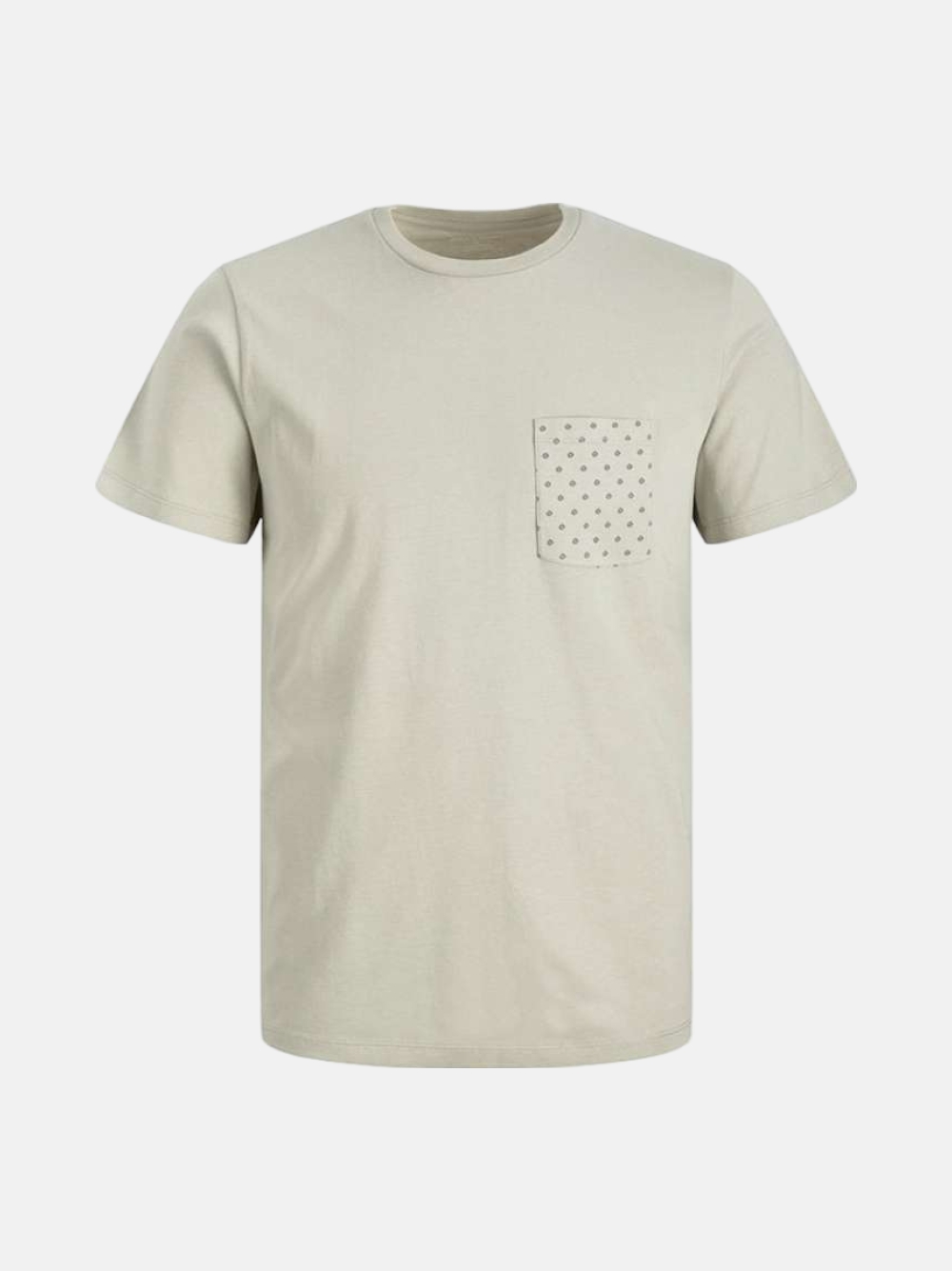 TSHIRT JACK & JONES TERRAKOTA POCKET WROUGHT IRON