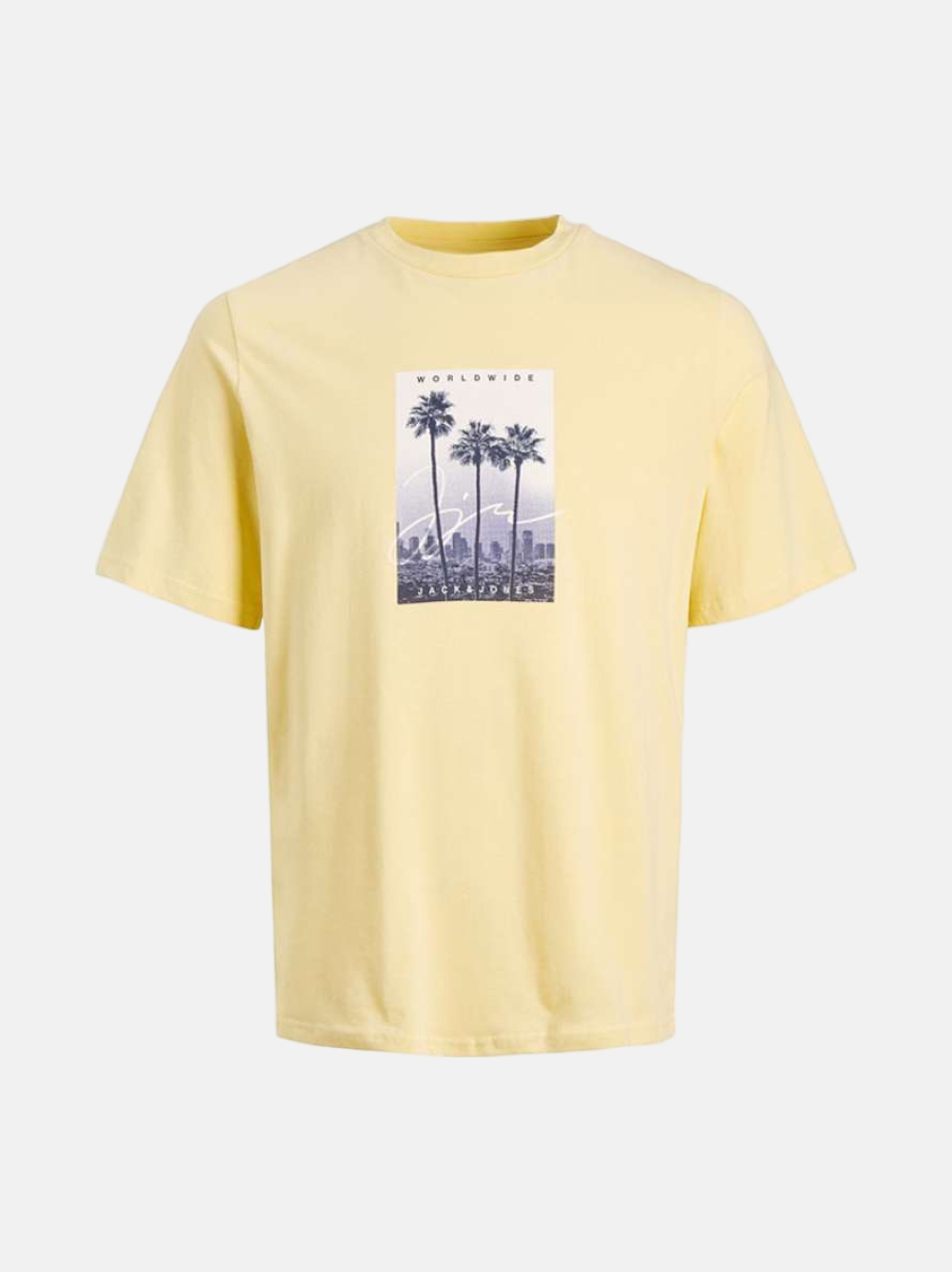 TSHIRT JACK & JONES JORSPLASH FRENCH VANILLA