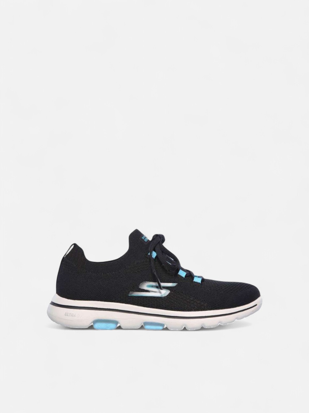 SKECHERS GO WALK 5-UPRISE BLACK/BLUE