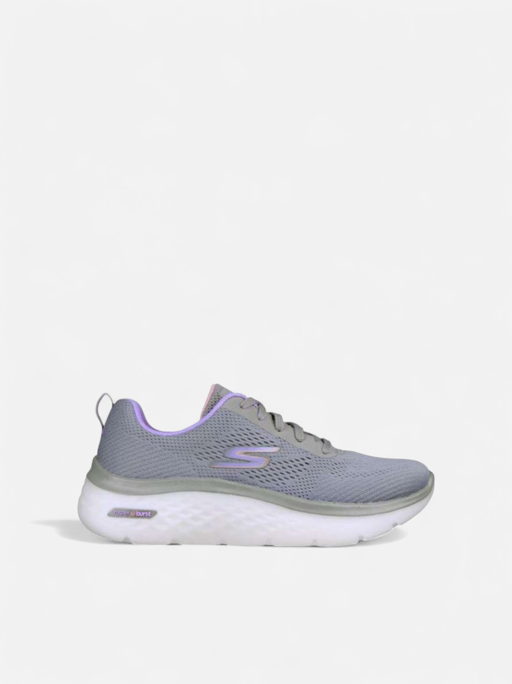 SKECHERS HYPER BURST GREY/VIOLET