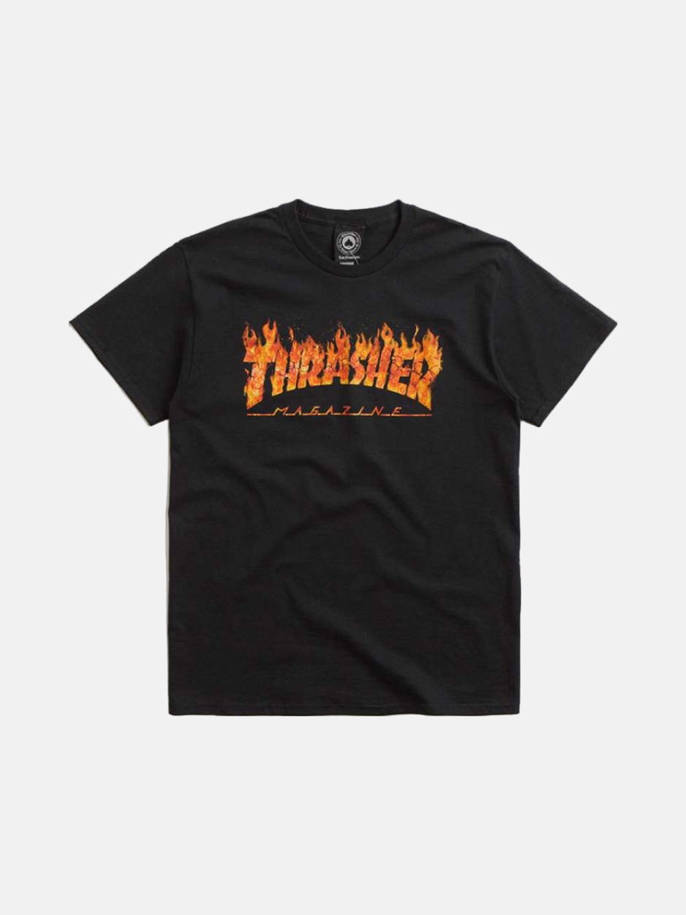 TSHIRT THRASHER INFERNO BLACK