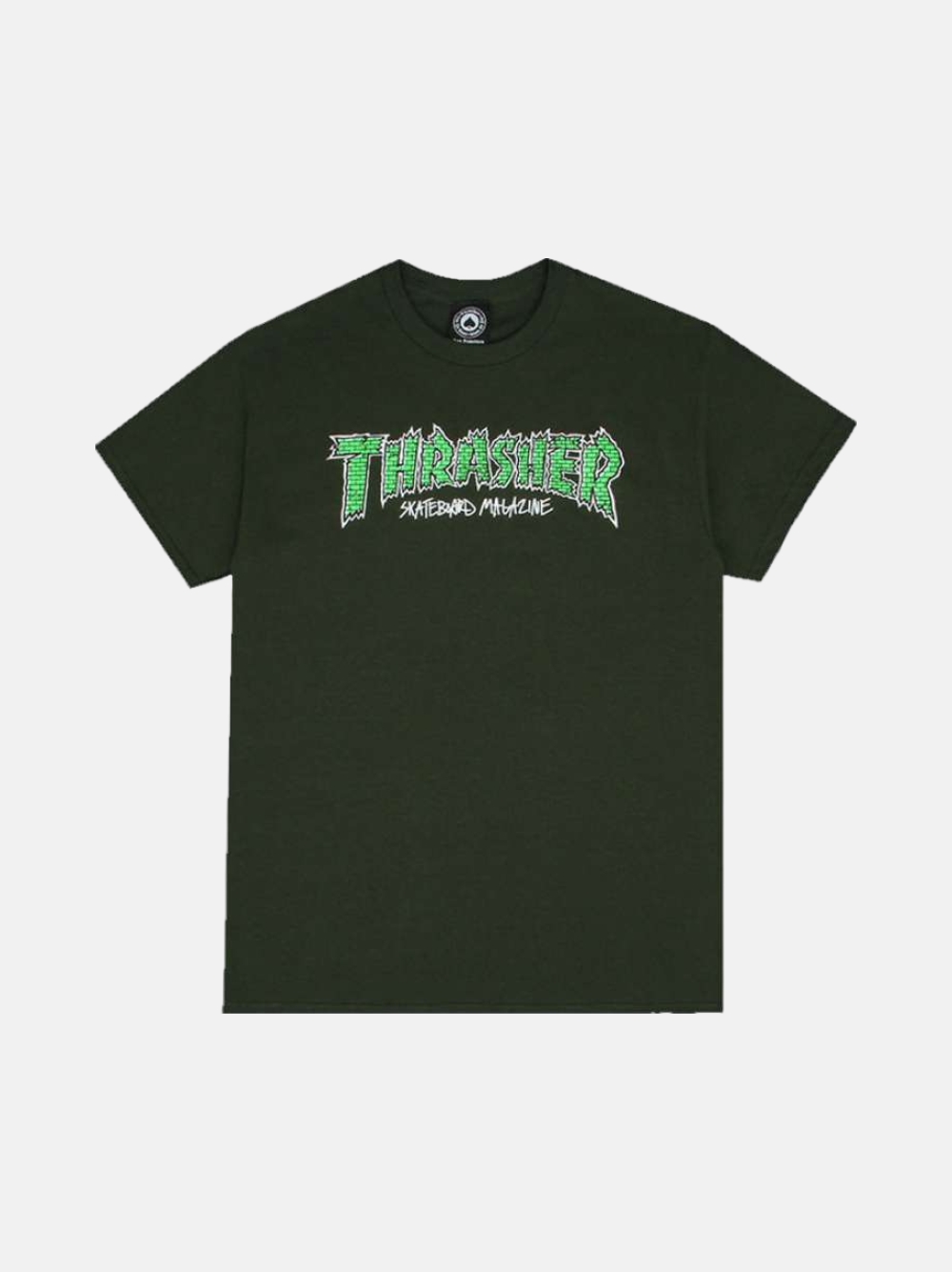 TSHIRT THRASHER BRICK GREEN