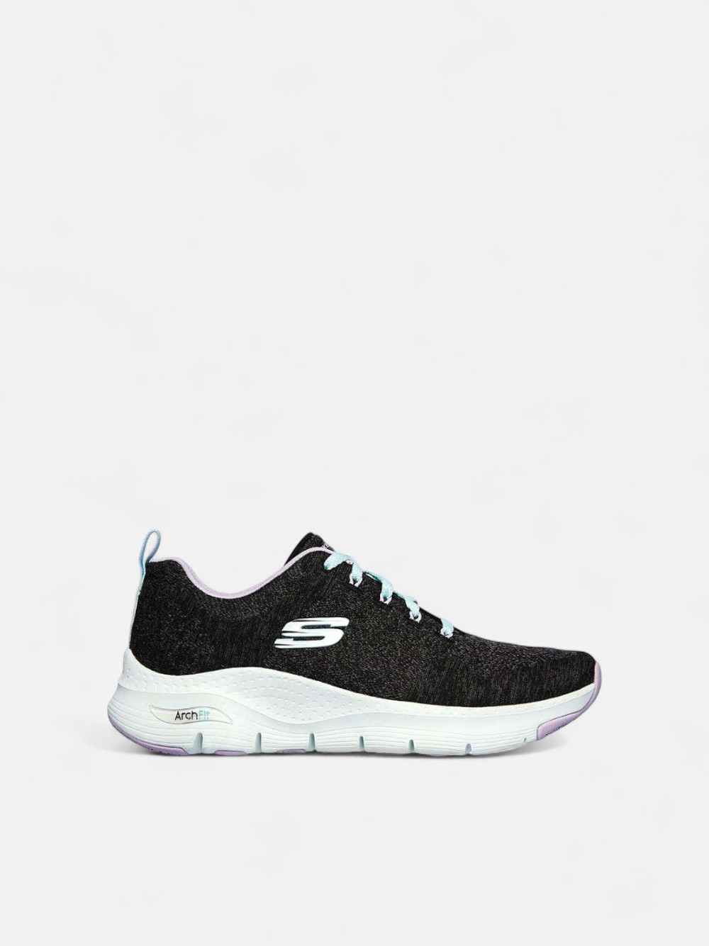 SKECHERS ARCH FIT W BLACK/PURPLE
