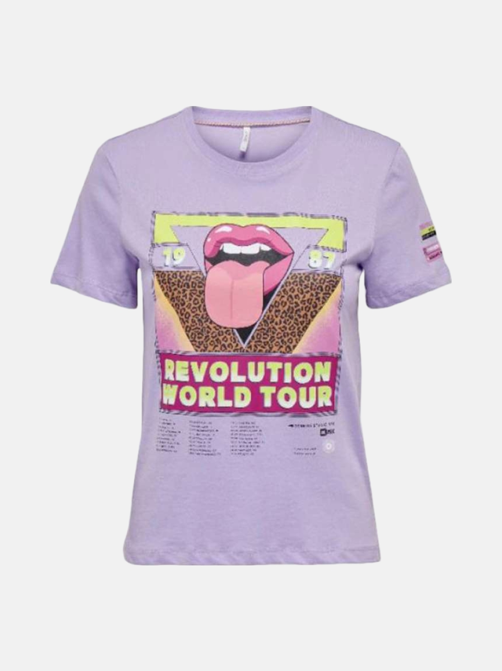 TSHIRT ONLY JEN PURPLE ROSE