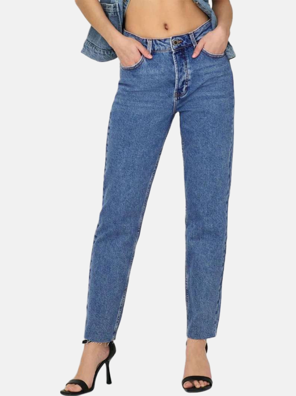 CALÇAS ONLY ONLEMILY DARK BLUE DENIM