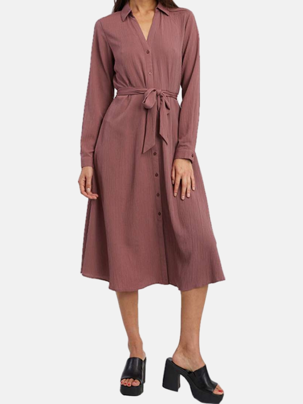 VESTIDO ONLY MARTINA ROSE BROWN