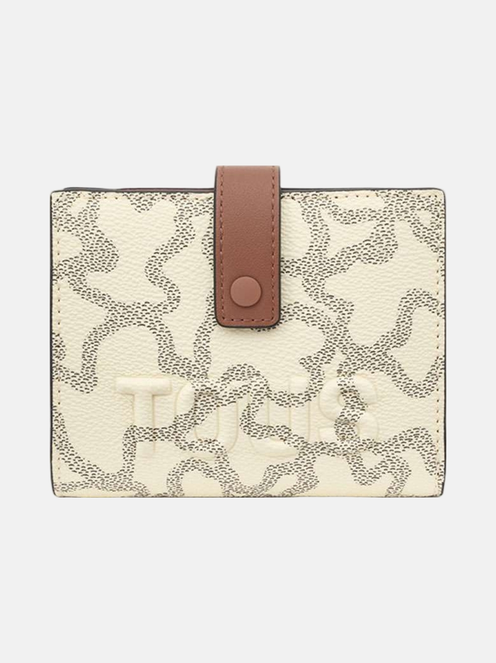 CARTEIRA TOUS KAOS ICON S BEIGE/MULTI