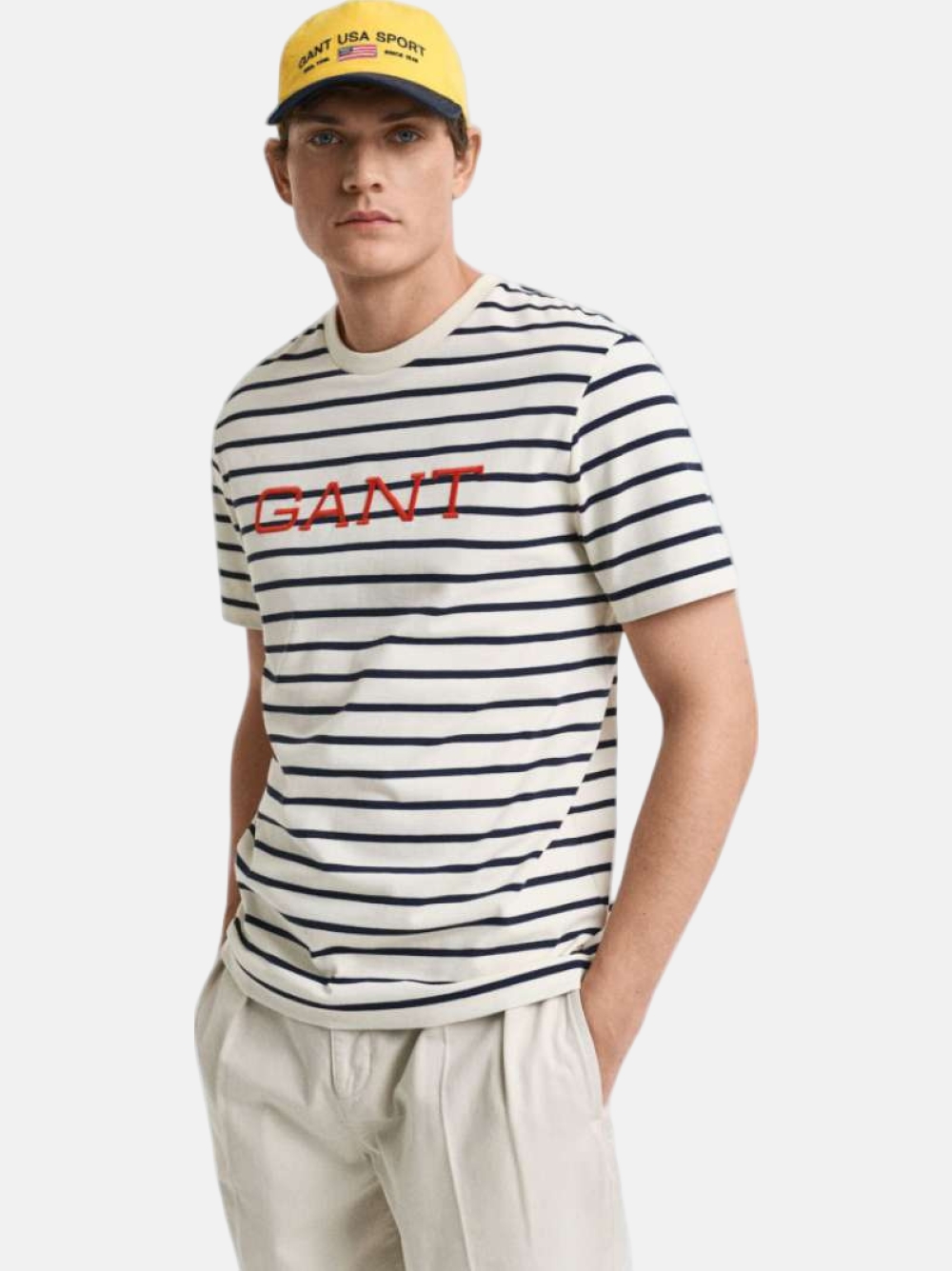 TSHIRT GANT GRAPHIC STRIPED 130