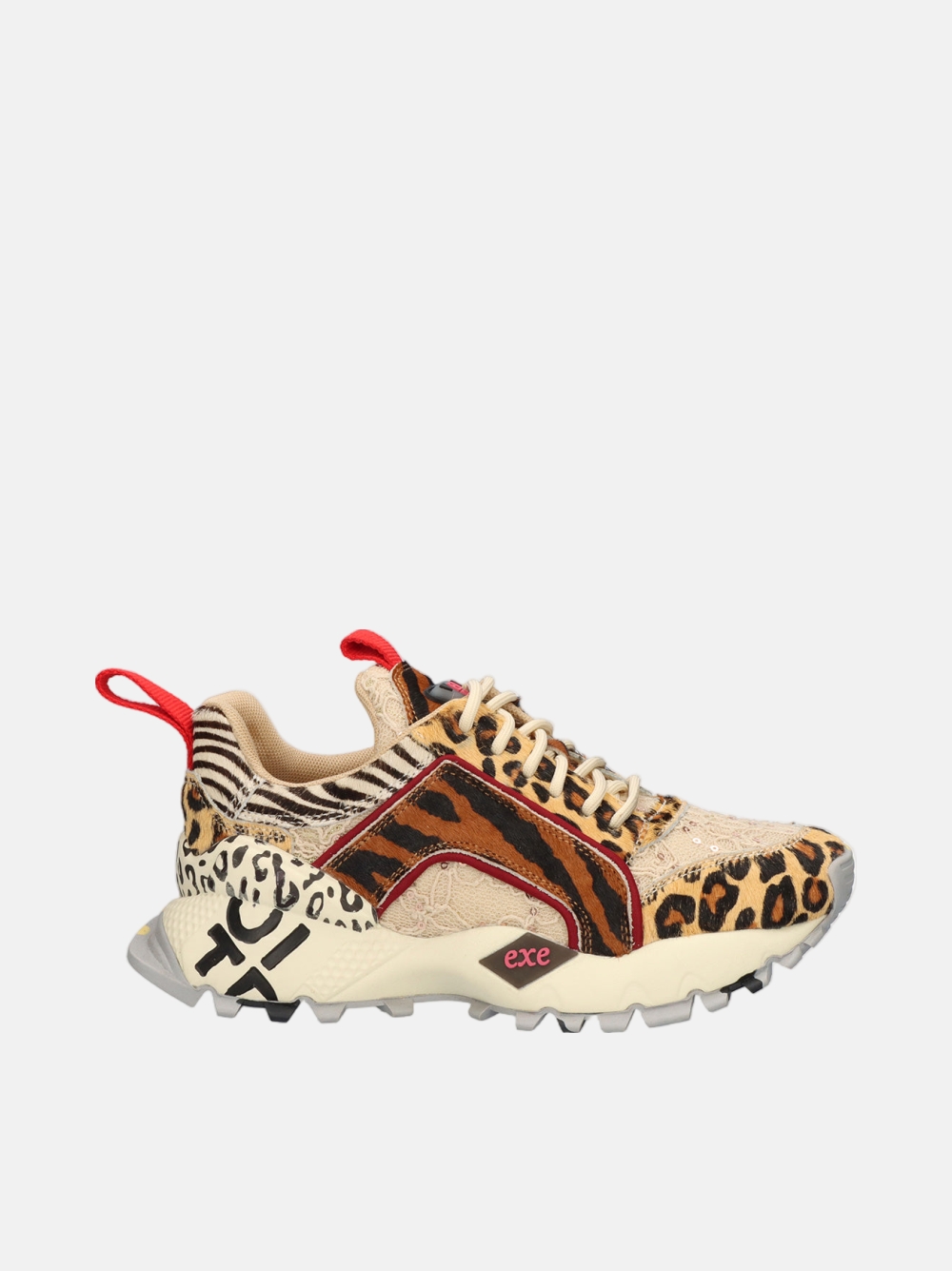 EXÉ LEOPARD TAN/BLACK