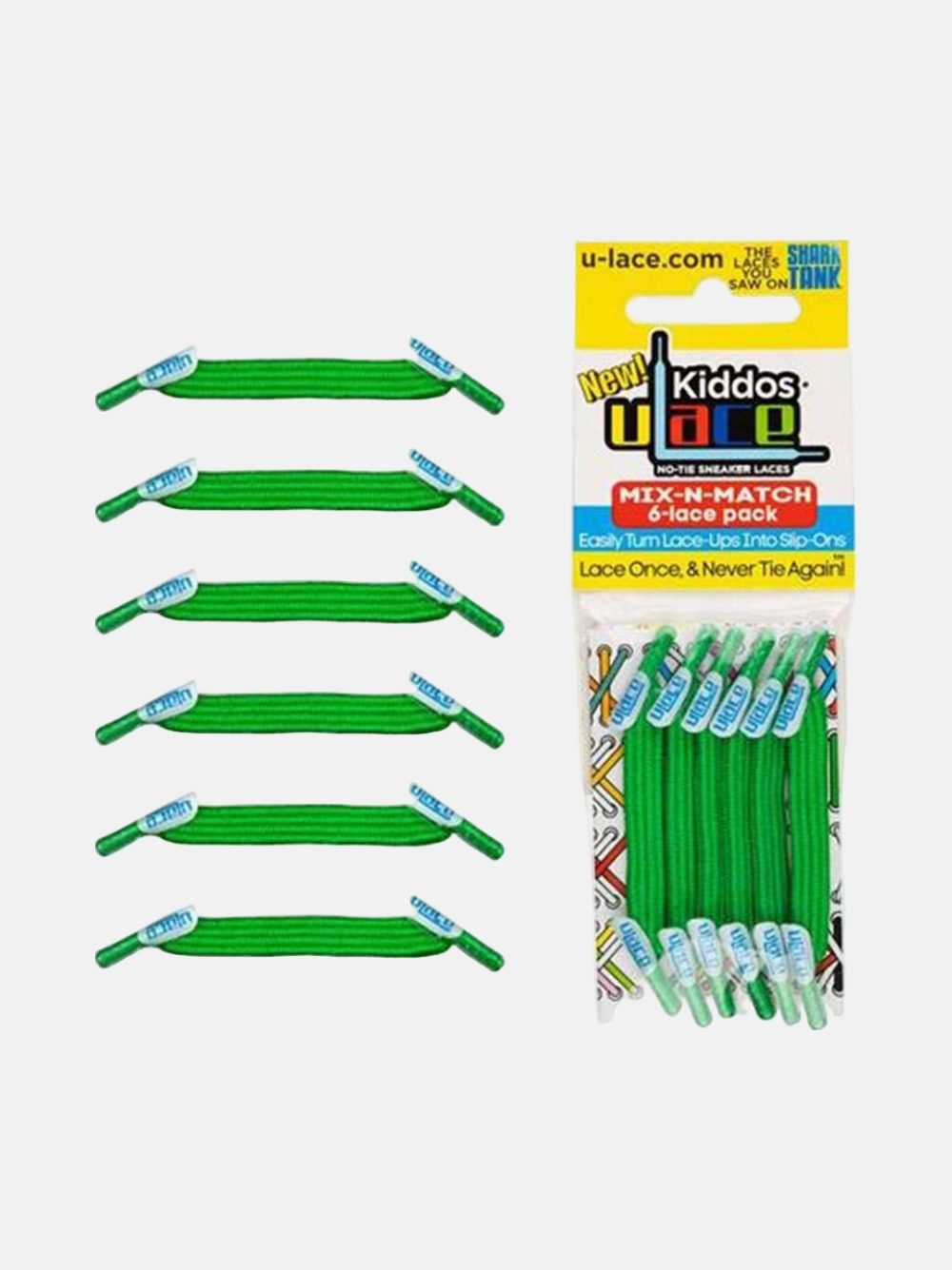 ATACADORES U-LACE CLASSIC KIDDOS KELLY GREEN