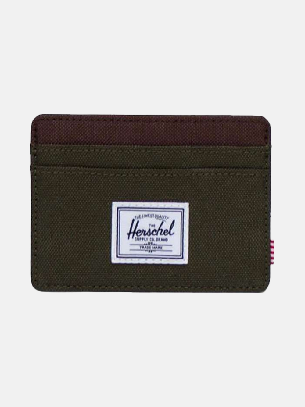 PORTA-CARTÕES HERSCHEL CHARLIE IVY GREEN/CHICORY COFFE