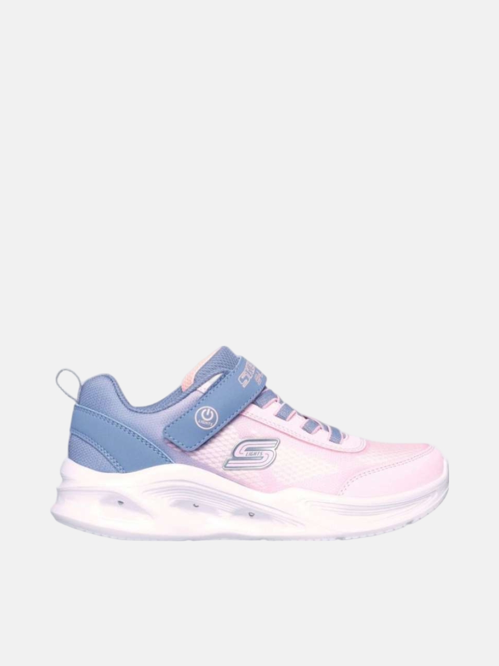 SKECHERS SOLA GLOW GREY/PINK