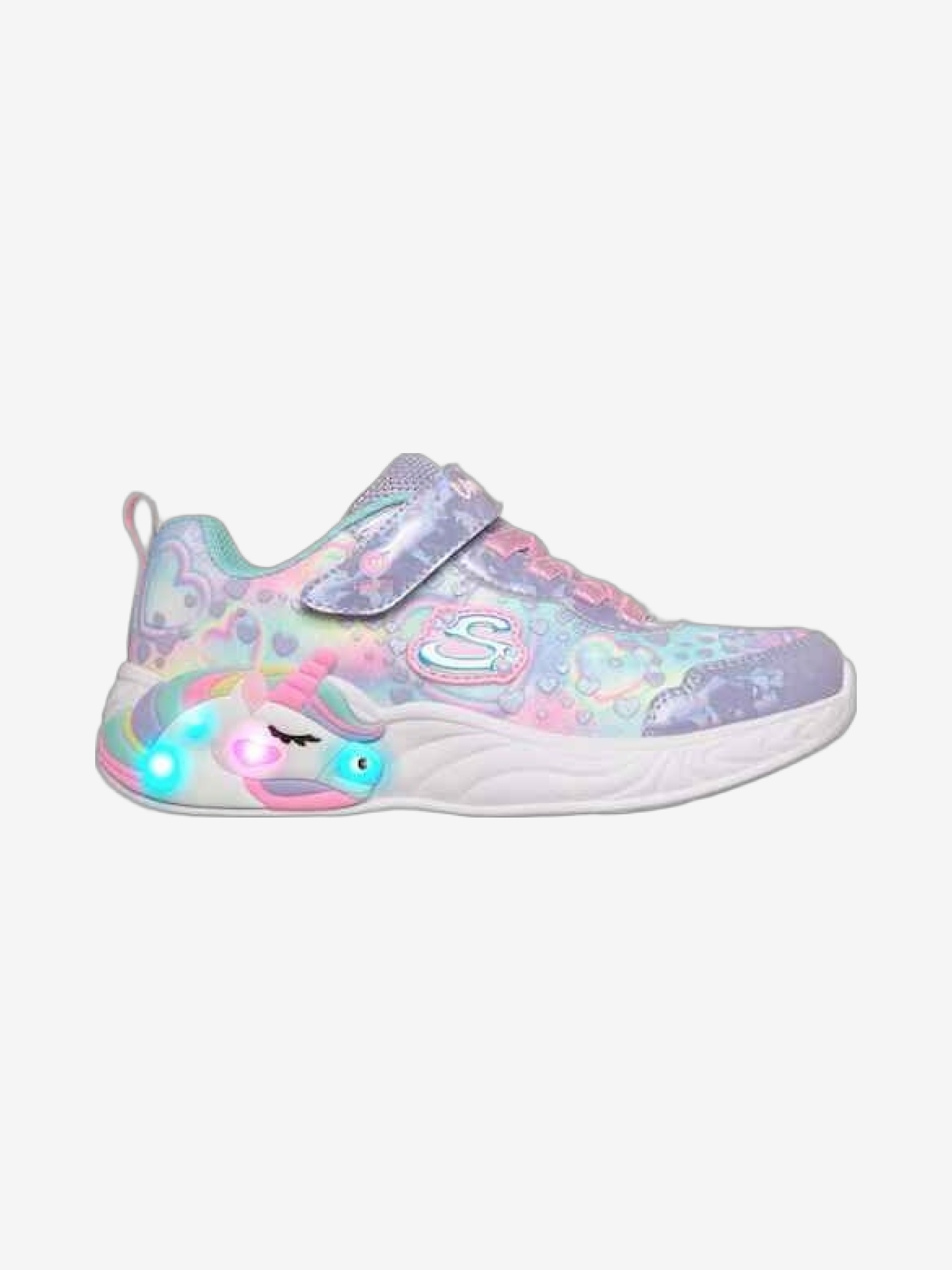SKECHERS COSMIC GLOW SILVER/MULTI