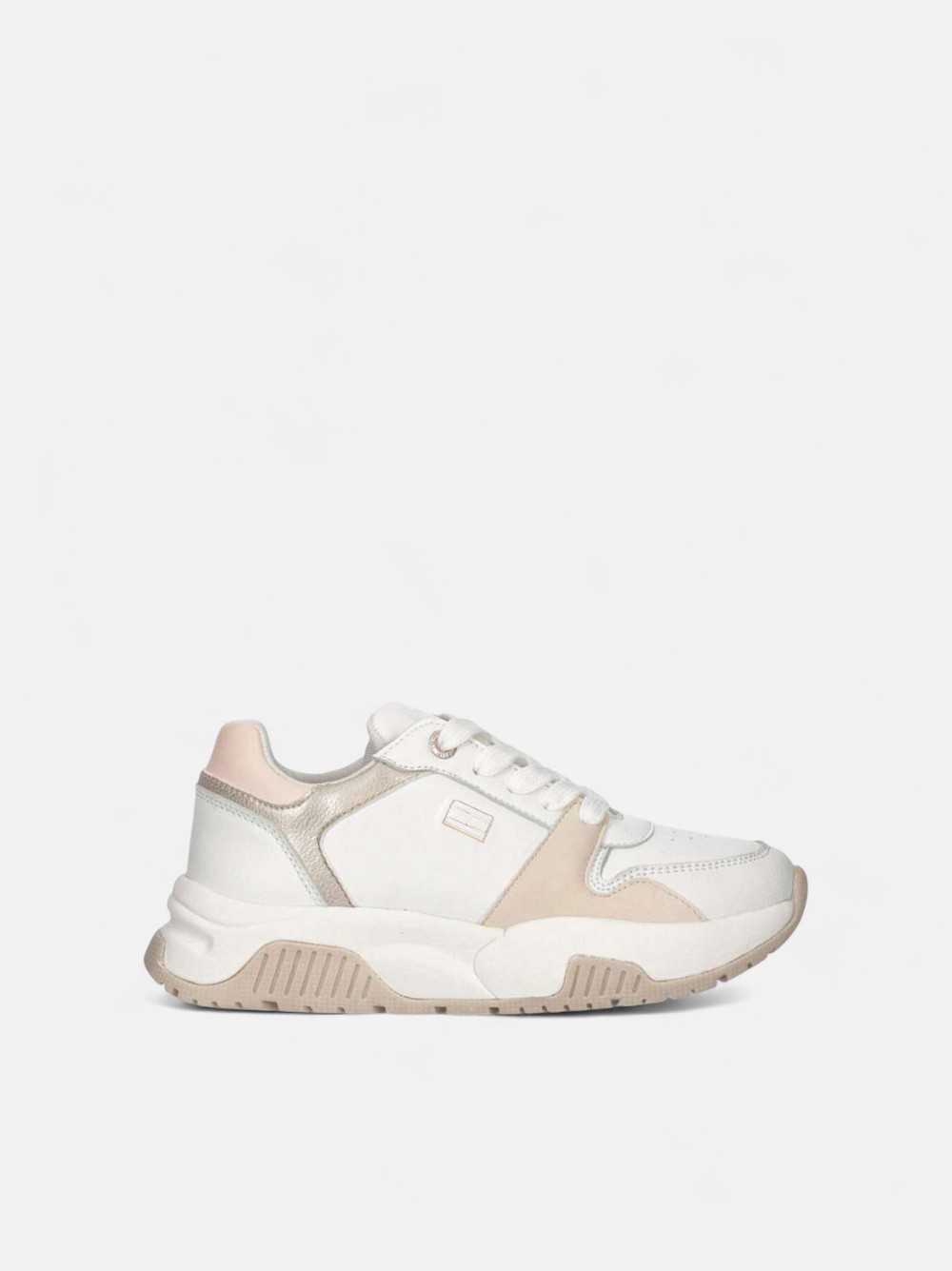 TOMMY HILFIGER FLAG LOW CUT J WHITE/BEIGE