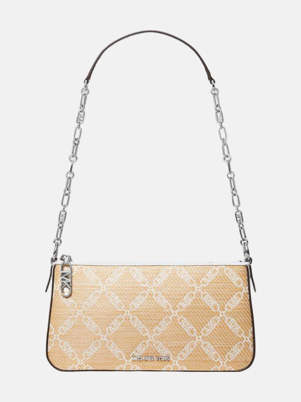 MALA MICHAEL KORS POUCHETTE NAT/ OPTIC WHITE