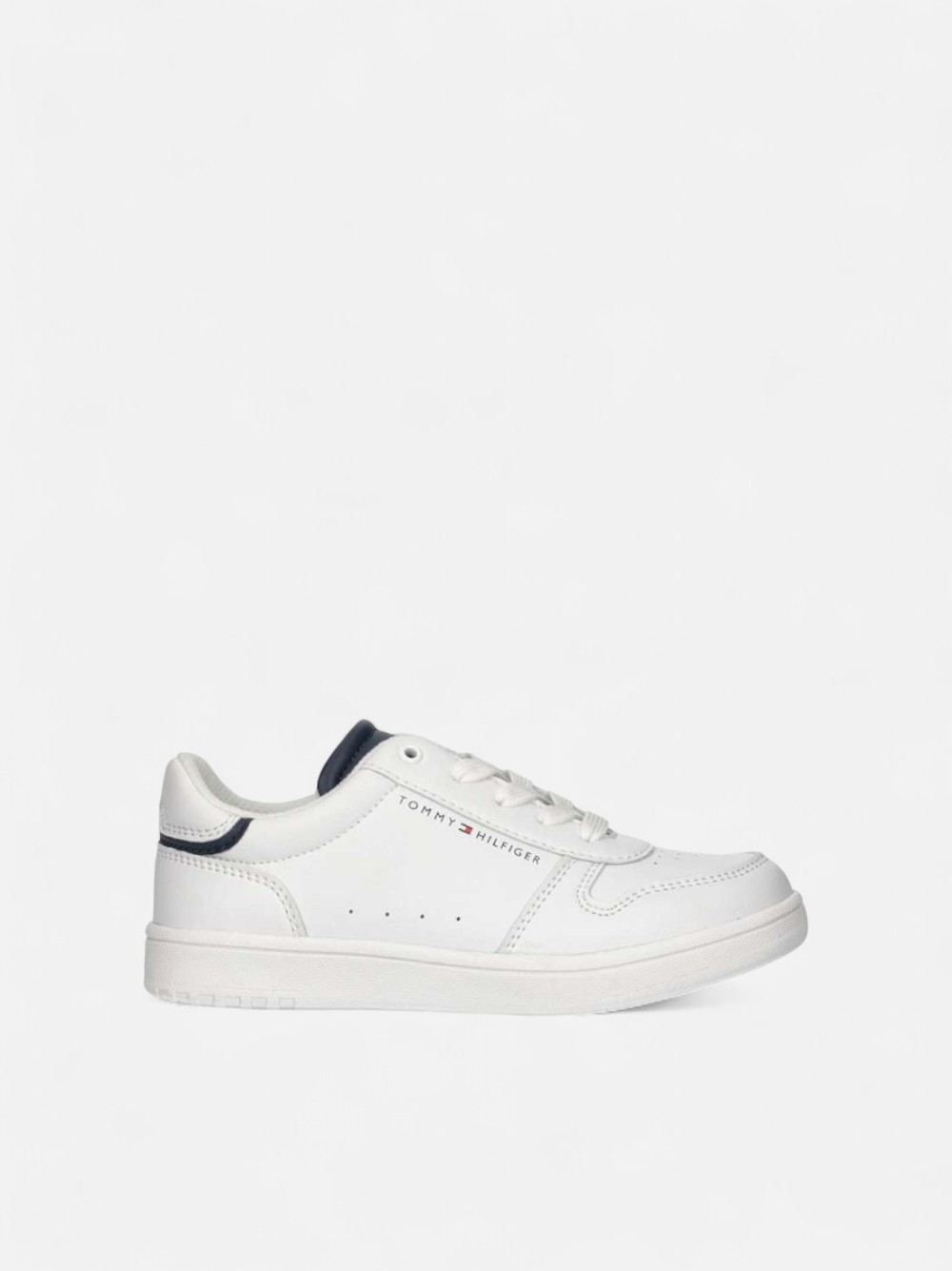 TOMMY HILFIGER LOW CUT LACE UP WHITE/BLUE