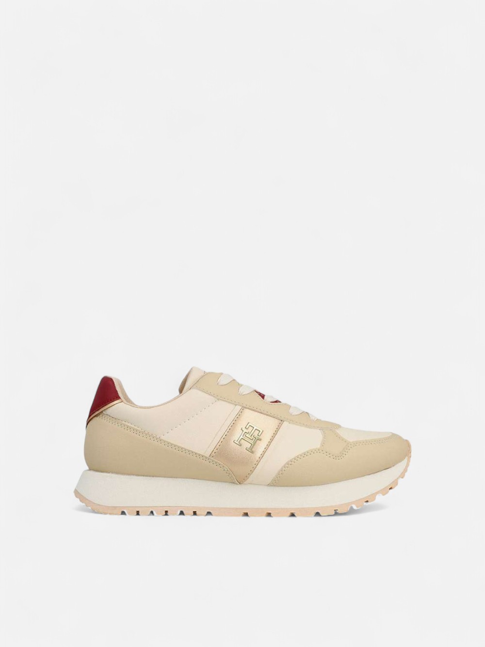 TOMMY HILFIGER LOW CUT BEIGE/OFF WHITE