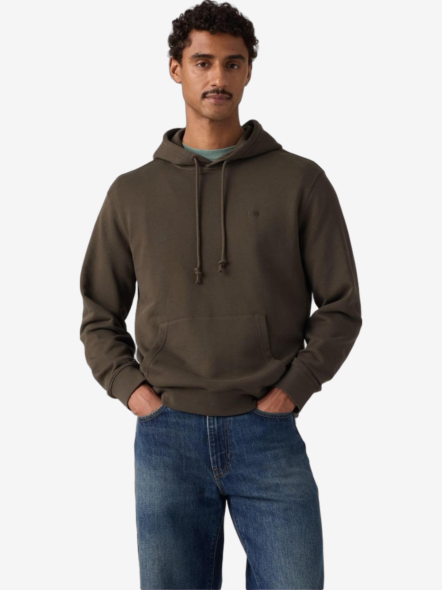 HOODIE LEVIS THE ORIGINAL COFFEE FRENCH