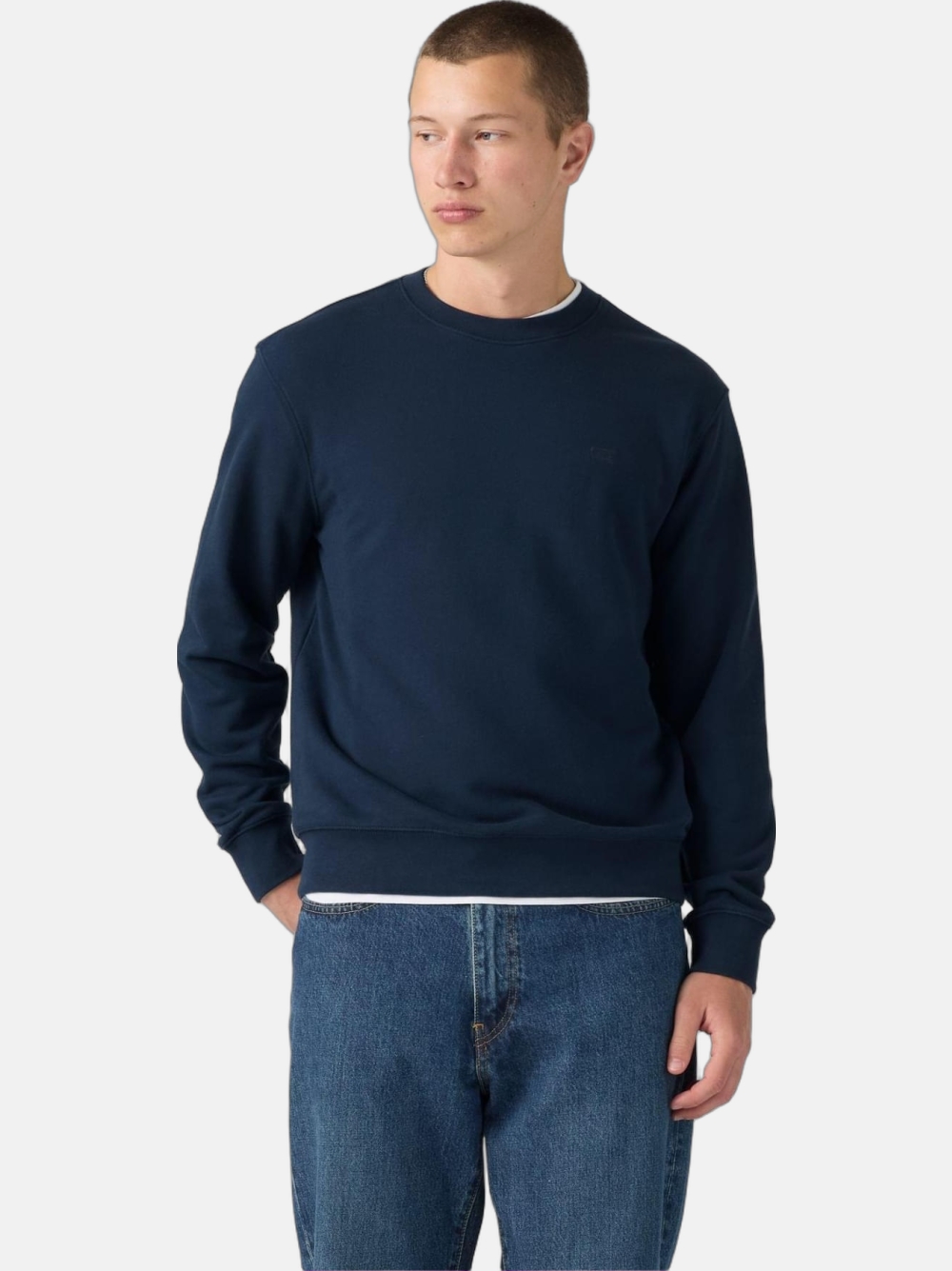 SWEATSHIRT LEVIS THE ORIGINAL NAVY BLAZER
