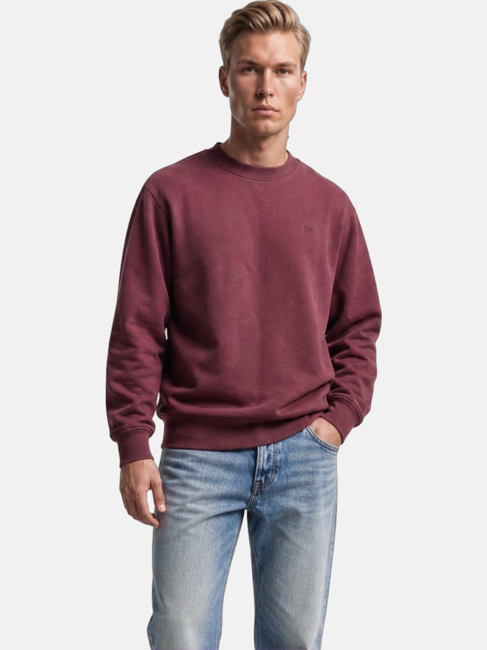 SWEATSHIRT LEVIS THE ORIGINAL TAWNY PORT FRENCH