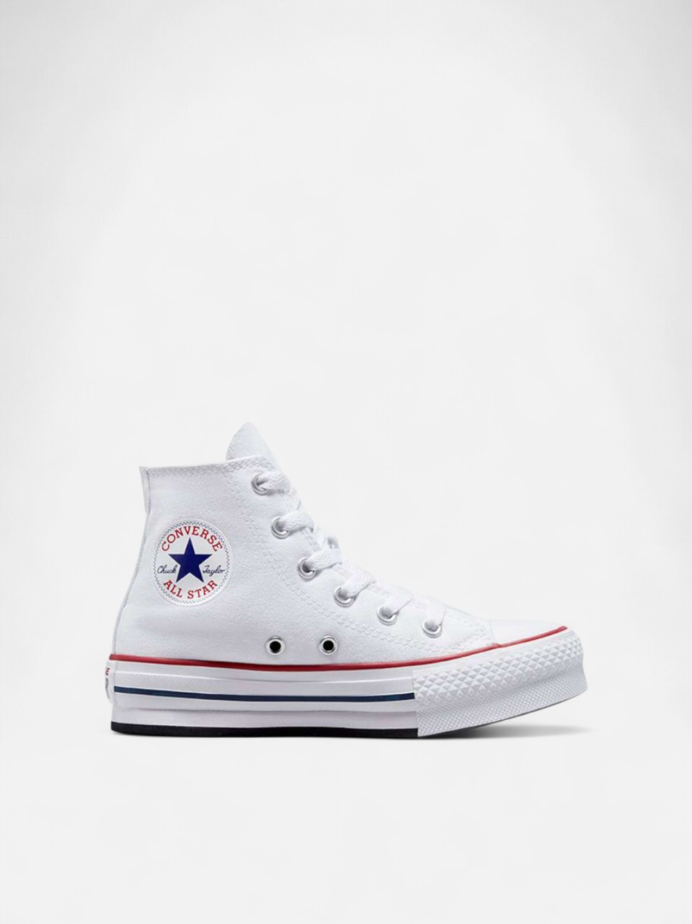 CONVERSE CHUCK TAYLOR ALL STAR EVA LIFT PLATFORM HIGH WHITE/GARNET/NAVY