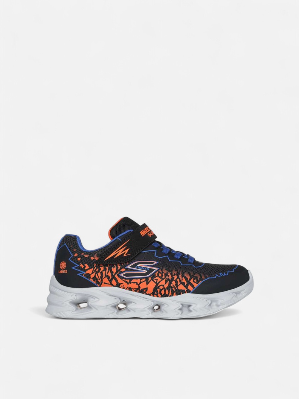 SKECHERS VORTEX 2.0 BLACK/BLUE/ORANGE