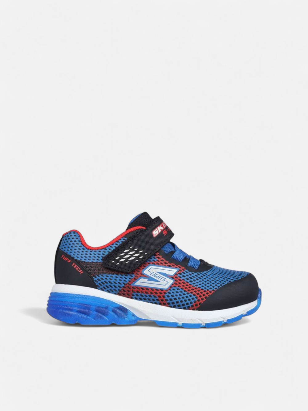 SKECHERS LIGHT RAPID CHARGE K BLACK/RED/BLUE