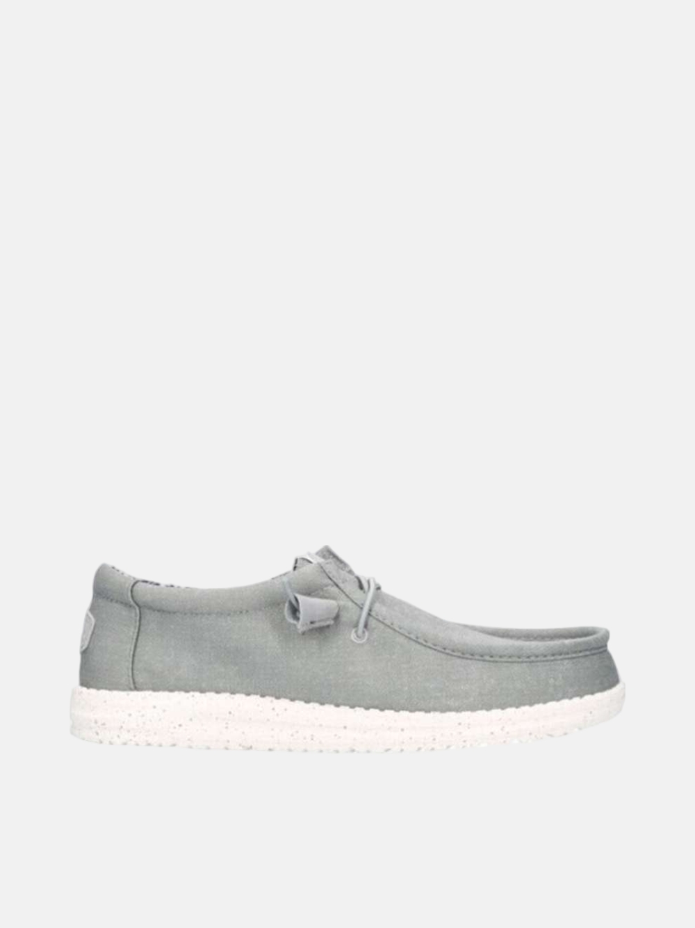 HEY DUDE WALLY CANVAS LIGHT GREY