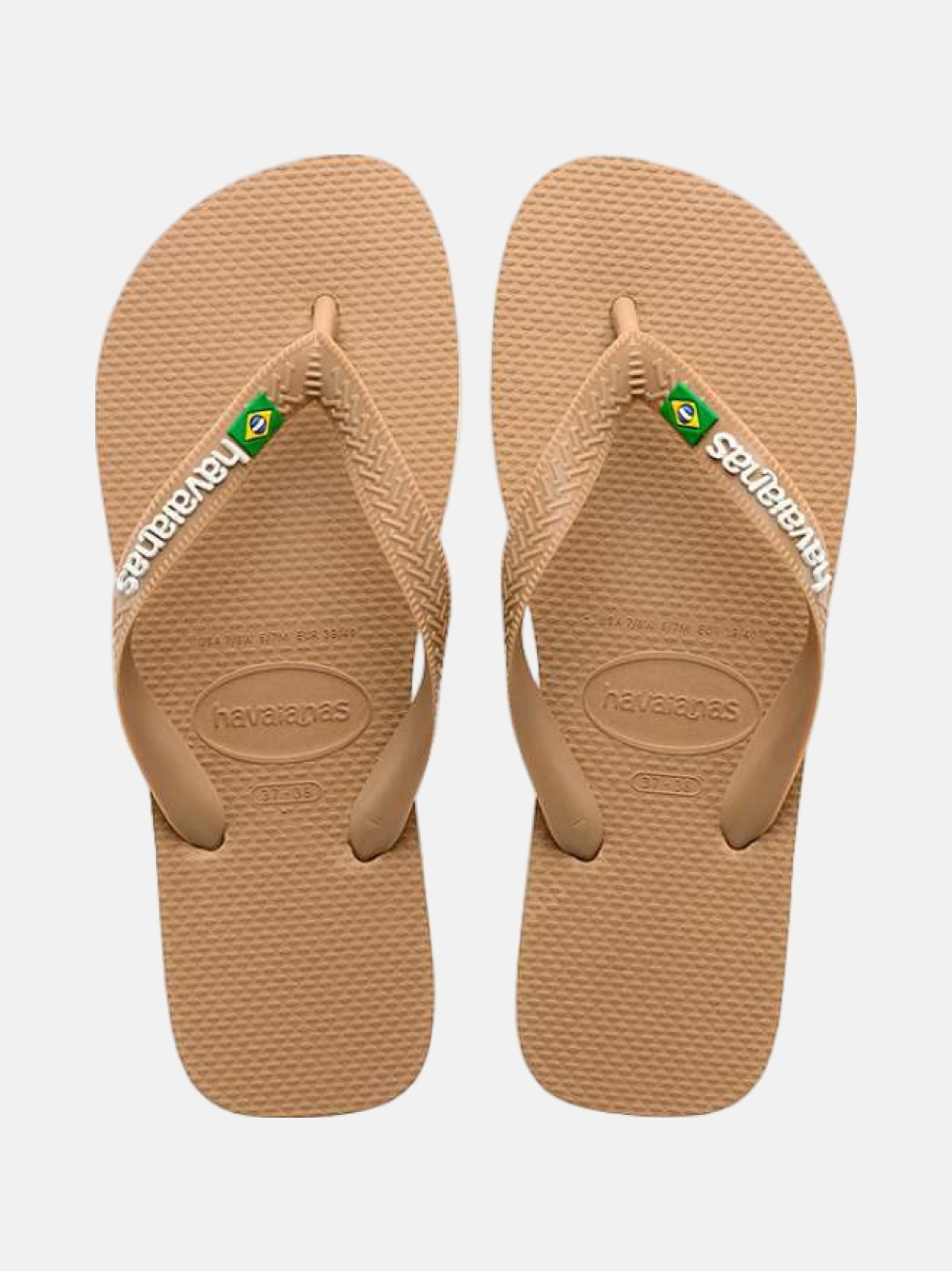 HAVAIANAS BRASIL LOGO ROSE GOLD