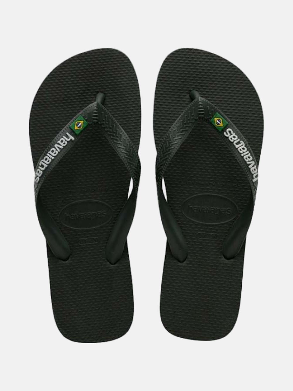 HAVAIANAS BRASIL LOGO GREEN OLIVE