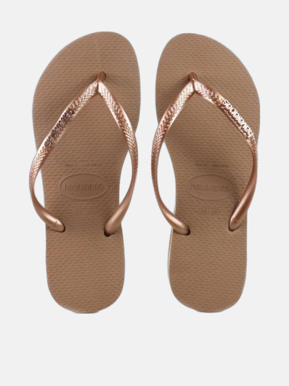 HAVAIANAS SLIM LOGO METALLIC