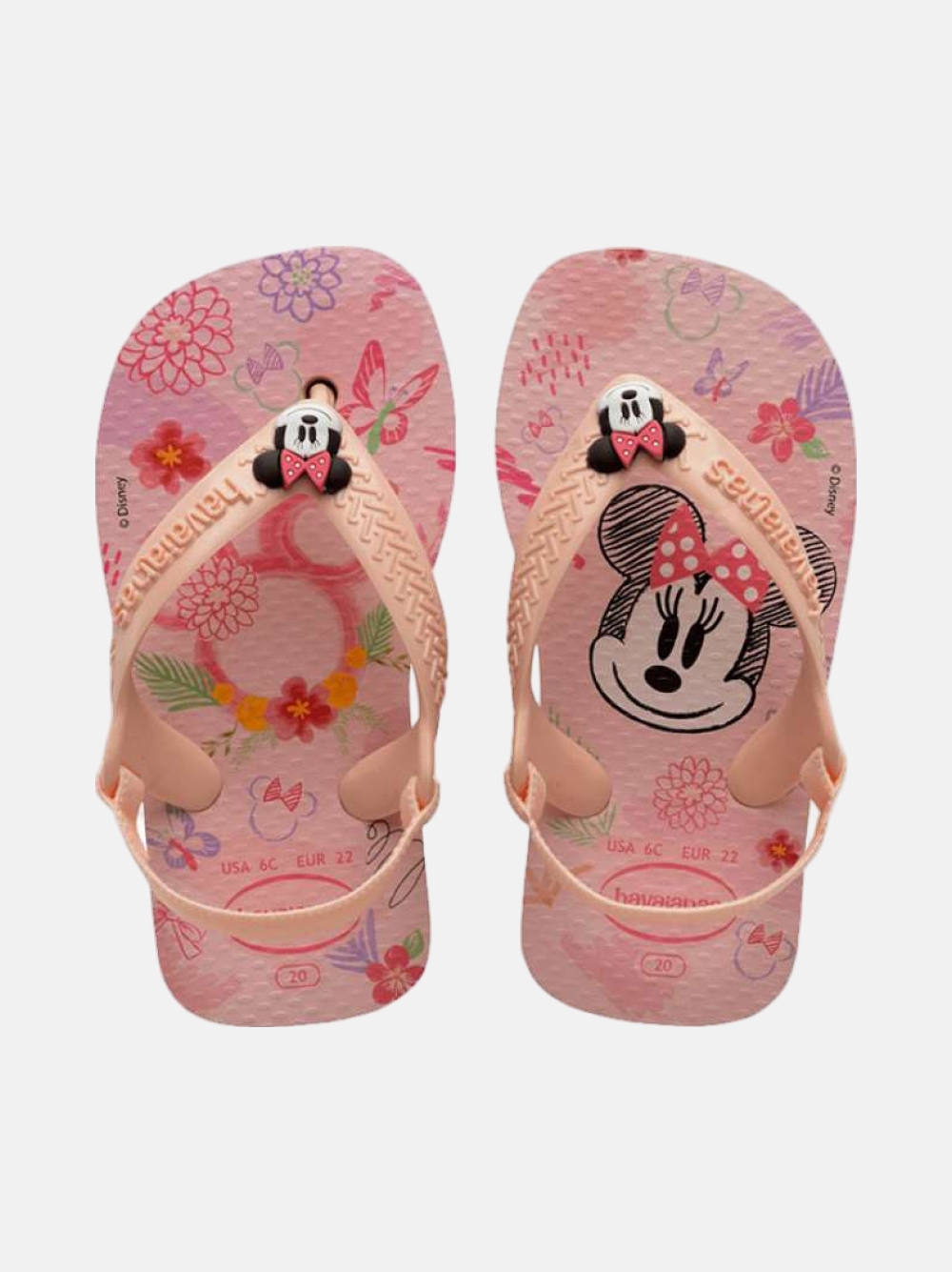 HAVAIANAS BABY DISNEY CLASSIC II BALLET ROSE/PINK