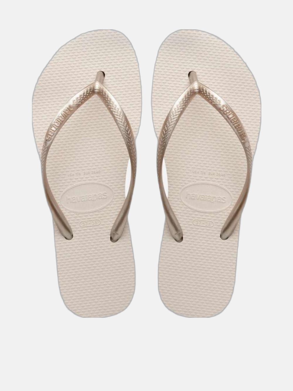 HAVAIANAS SLIM FLATFORM BEGE