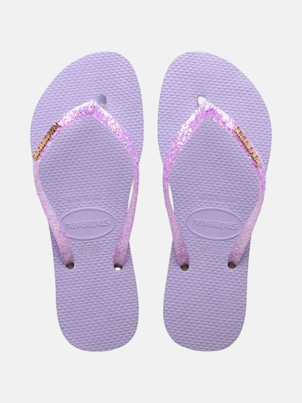 HAVAIANAS SLIM GLITTER FLOURISH PURPLE