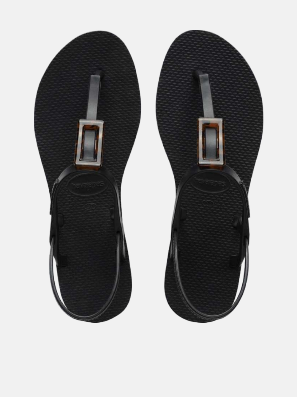 HAVAIANAS YOU PARTY BUCLE TURTLE BLACK