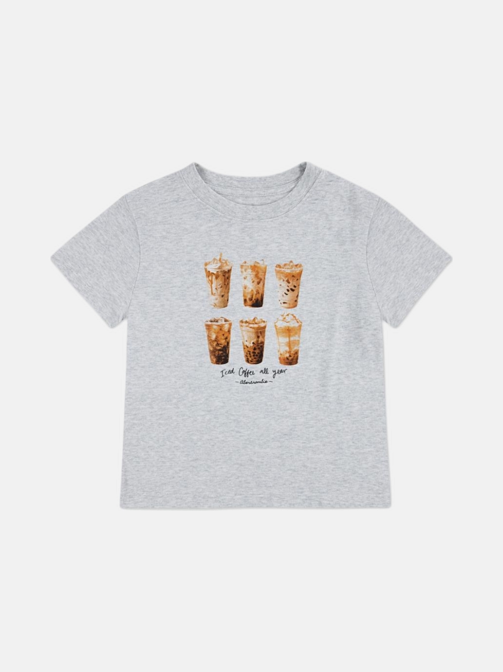 TSHIRT ABERCROMBIE LIGHT GREY