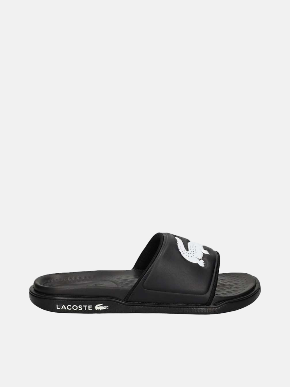 CHINELOS LACOSTE SERVE BLK/WHT