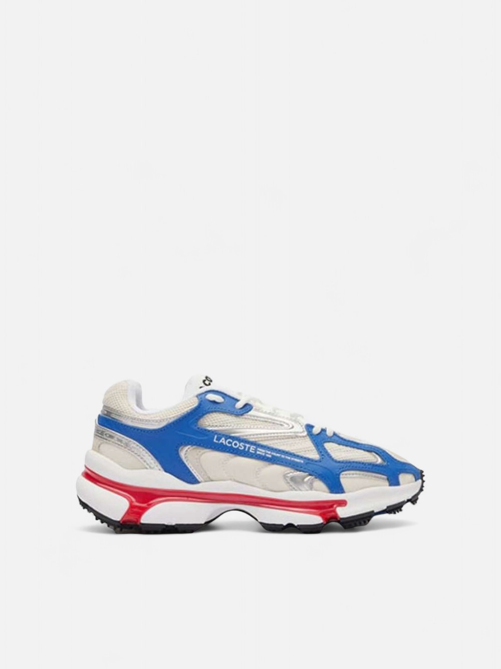 TÉNIS/SAPATILHAS LACOSTE L003 2K24 WHT/RED/BLU